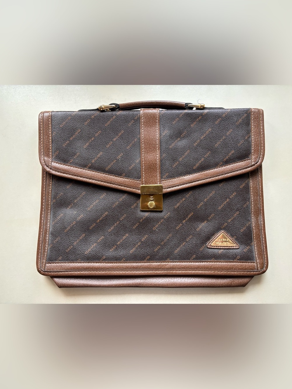 Casa Paco Classic Briefcase Laptop Tablet Document Office Bag